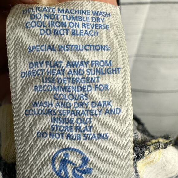 Boden Womens size 4 Tarifa Polka Dot Embroidered Sleeveless Shift Dress Blue - Picture 10 of 11